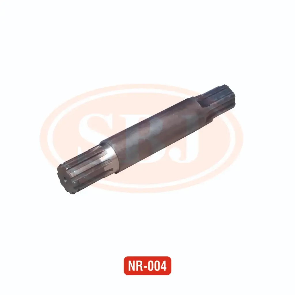 [NR004] OUTPUT SHAFT MULTI SPEED SHAKTIMAN 6TX10T 9NO BEARING L-12"