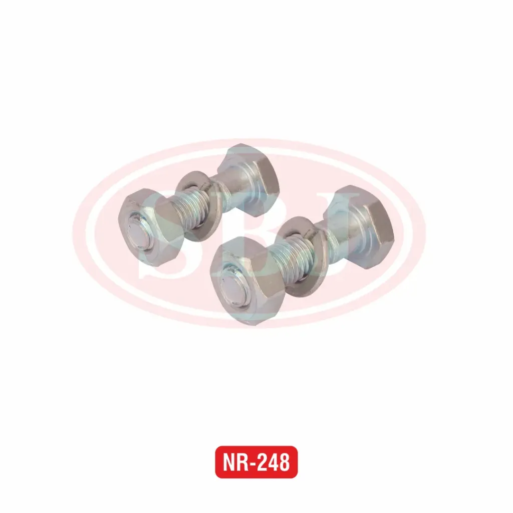 BLADE BOLT WITH NYLOCK NUT (ZINC,LOOSE)  12X35(19NO)   