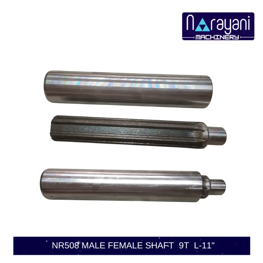 MALE FEMALE SHAFT  9T  L-11" 