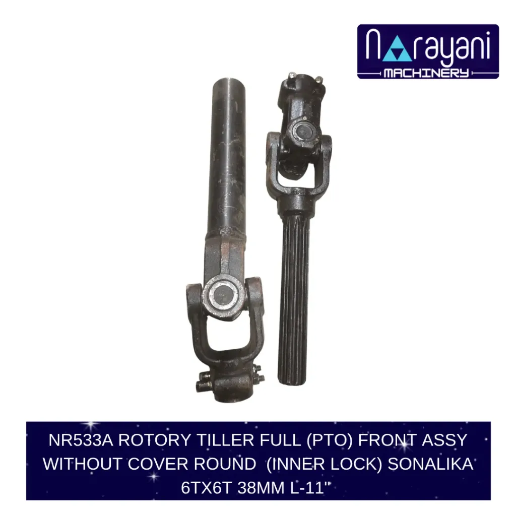 ROTORY TILLER FULL (PTO) FRONT ASSY WITHOUT COVER ROUND  (INNER LOCK) SONALIKA 6TX6T 38MM L-11" 