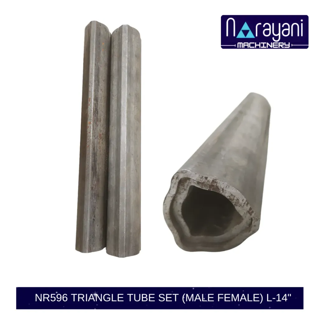 TRIANGLE TUBE SET (MALE FEMALE) L-14"
