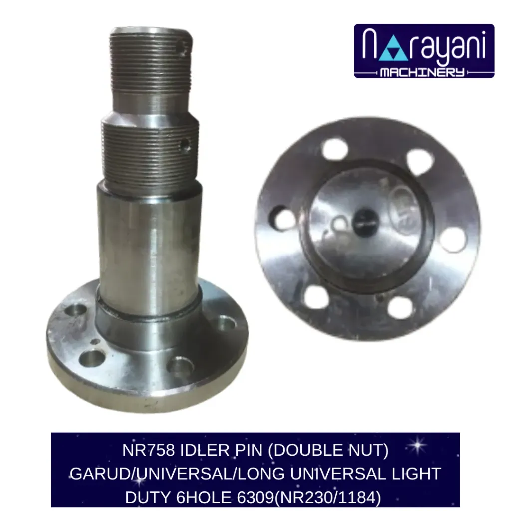 [NR758] IDLER PIN (DOUBLE NUT) GARUD/UNIVERSAL/LONG UNIVERSAL LIGHT DUTY 6HOLE 6309(NR230/1184) 