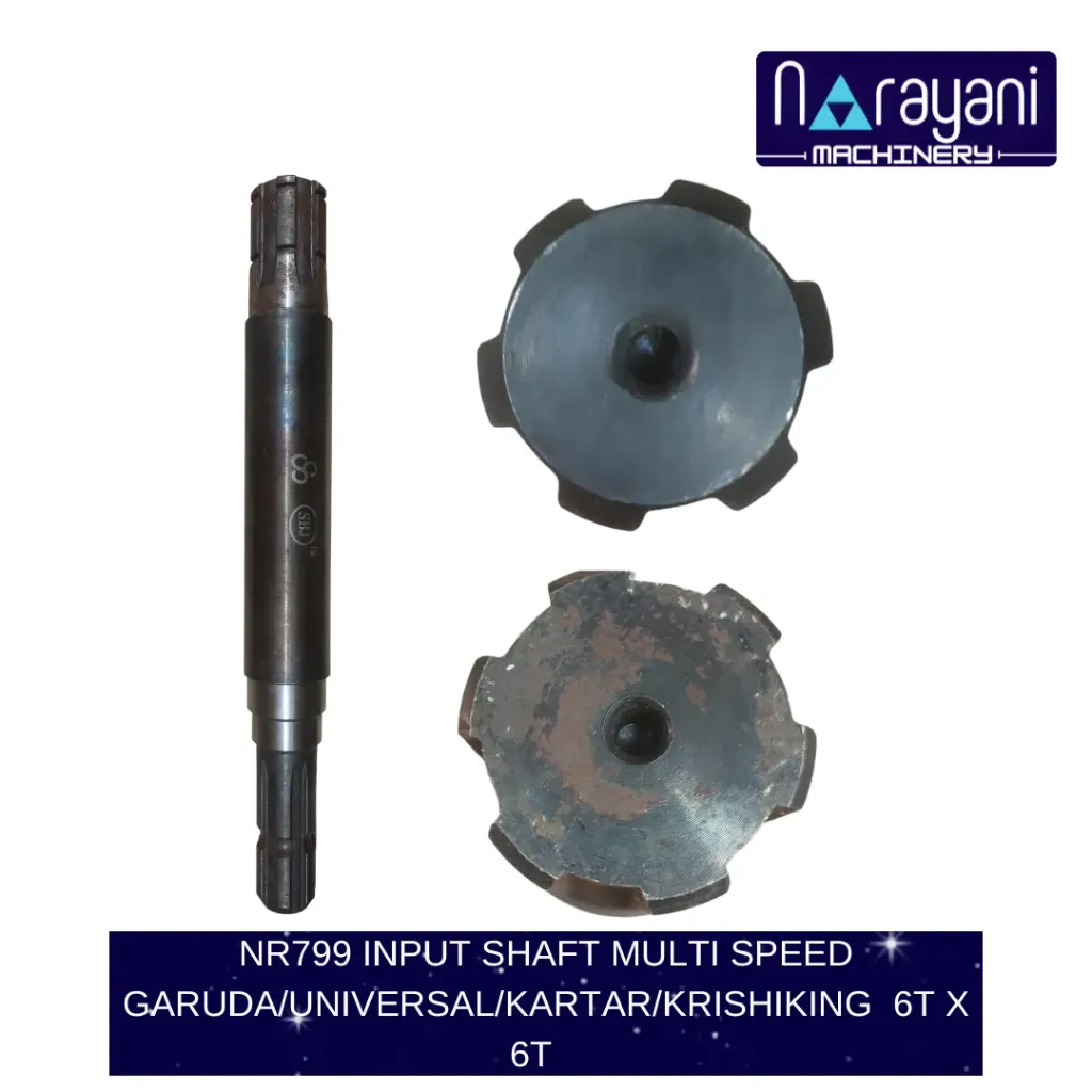 INPUT SHAFT MULTI SPEED GARUDA/UNIVERSAL/KARTAR/KRISHIKING 6TX6T (NR799/NR802/NR1297/NR804)