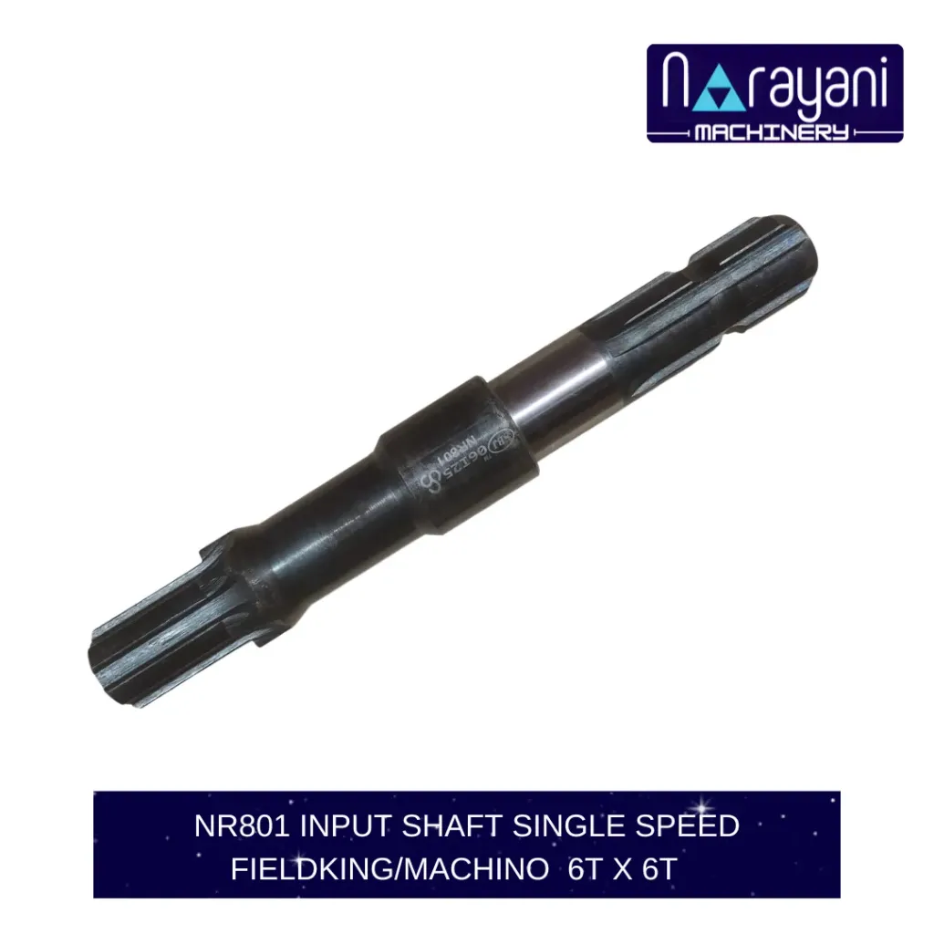 INPUT SHAFT SINGLE SPEED FIELDKING/MACHINO  6T X 6T   