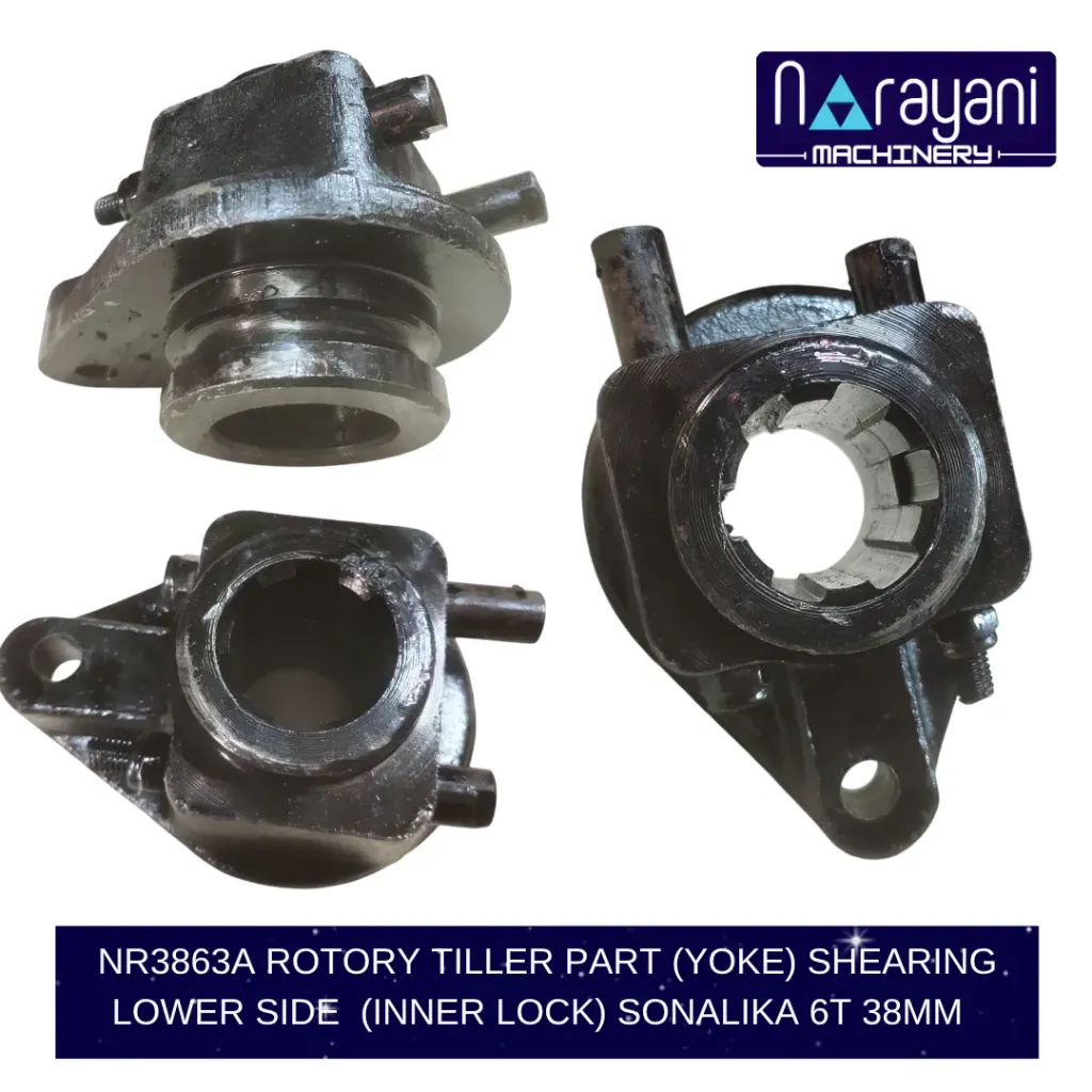 ROTORY TILLER PART (YOKE) SHEARING LOWER SIDE  (INNER LOCK) SONALIKA 6T 38MM  