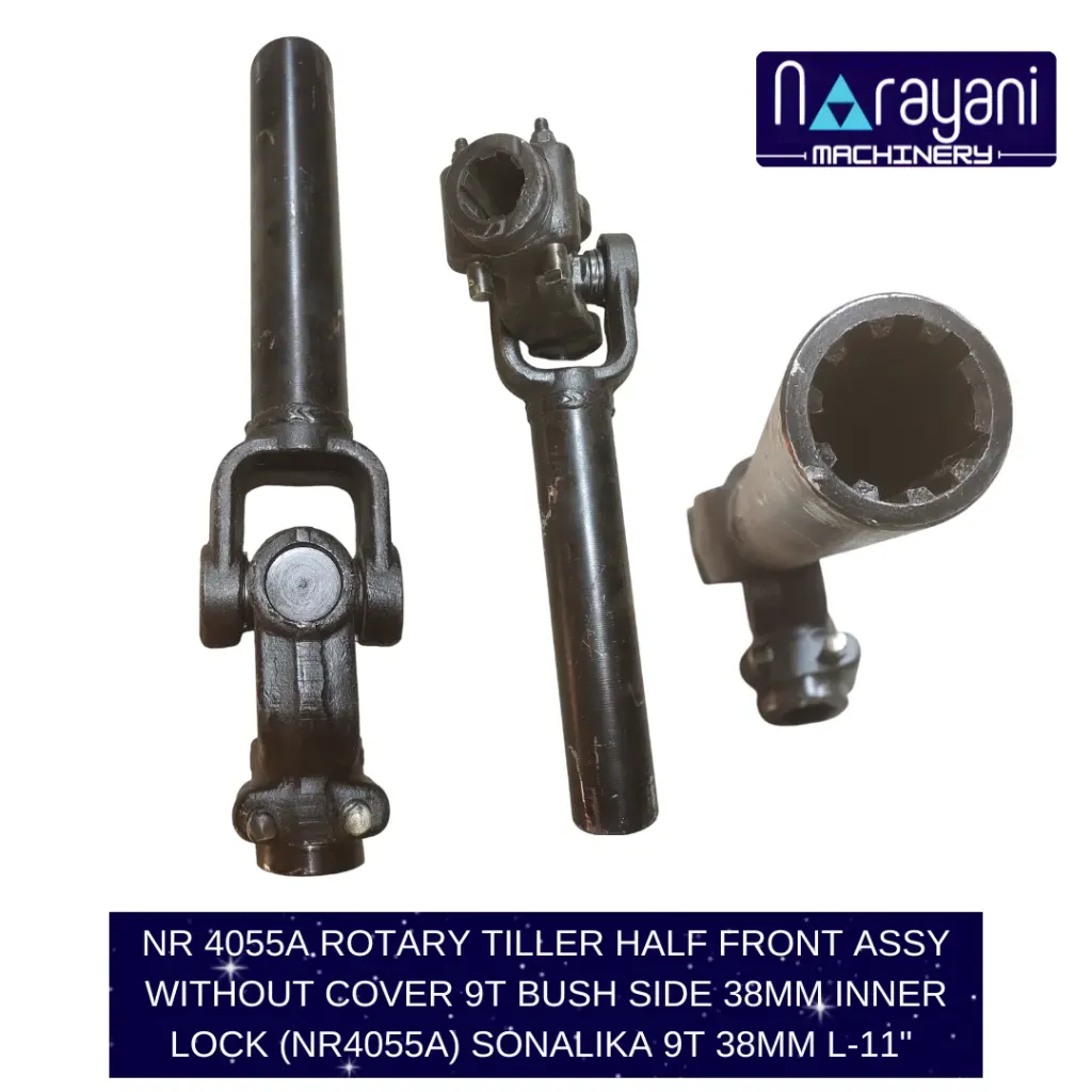 ROTARY TILLER HALF FRONT ASSY WITHOUT COVER 9T BUSH SIDE 38MM INNER LOCK (NR4055A) SONALIKA 9T 38MM L-11" 