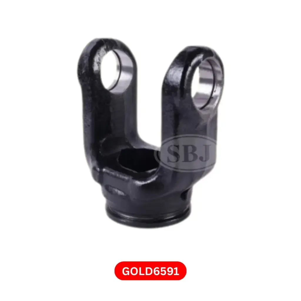 [GOLD6591] ROTORY TILLER PART (YOKE) GOLD TRIANGLE BIG BORE  (OUTER LOCK) REDLAND/MINI   27X74MM 