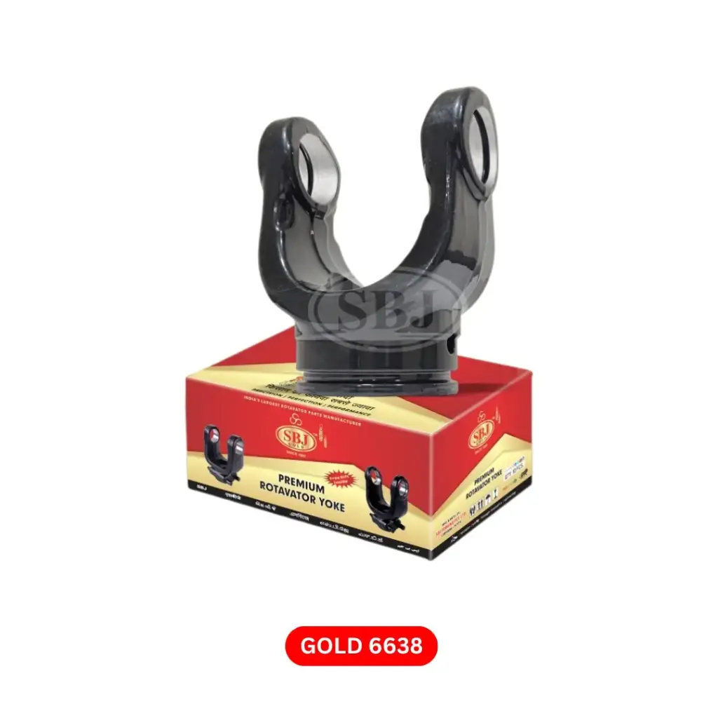 [GOLD6638] ROTORY TILLER PART (YOKE) GOLD TRIANGLE BIG (OUTER LOCK )    38MM 
