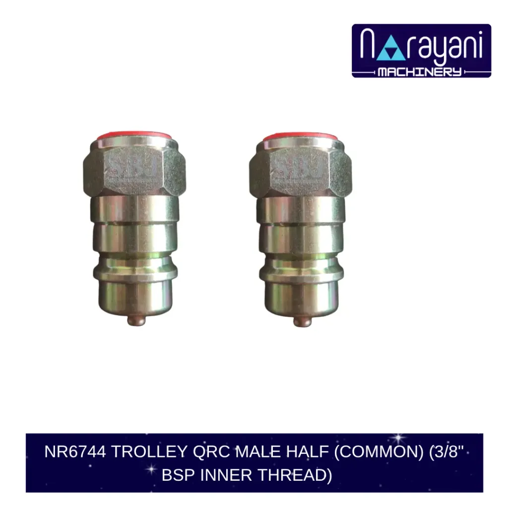 TROLLEY QRC MALE HALF (COMMON) (3/8" BSP INNER THREAD)   